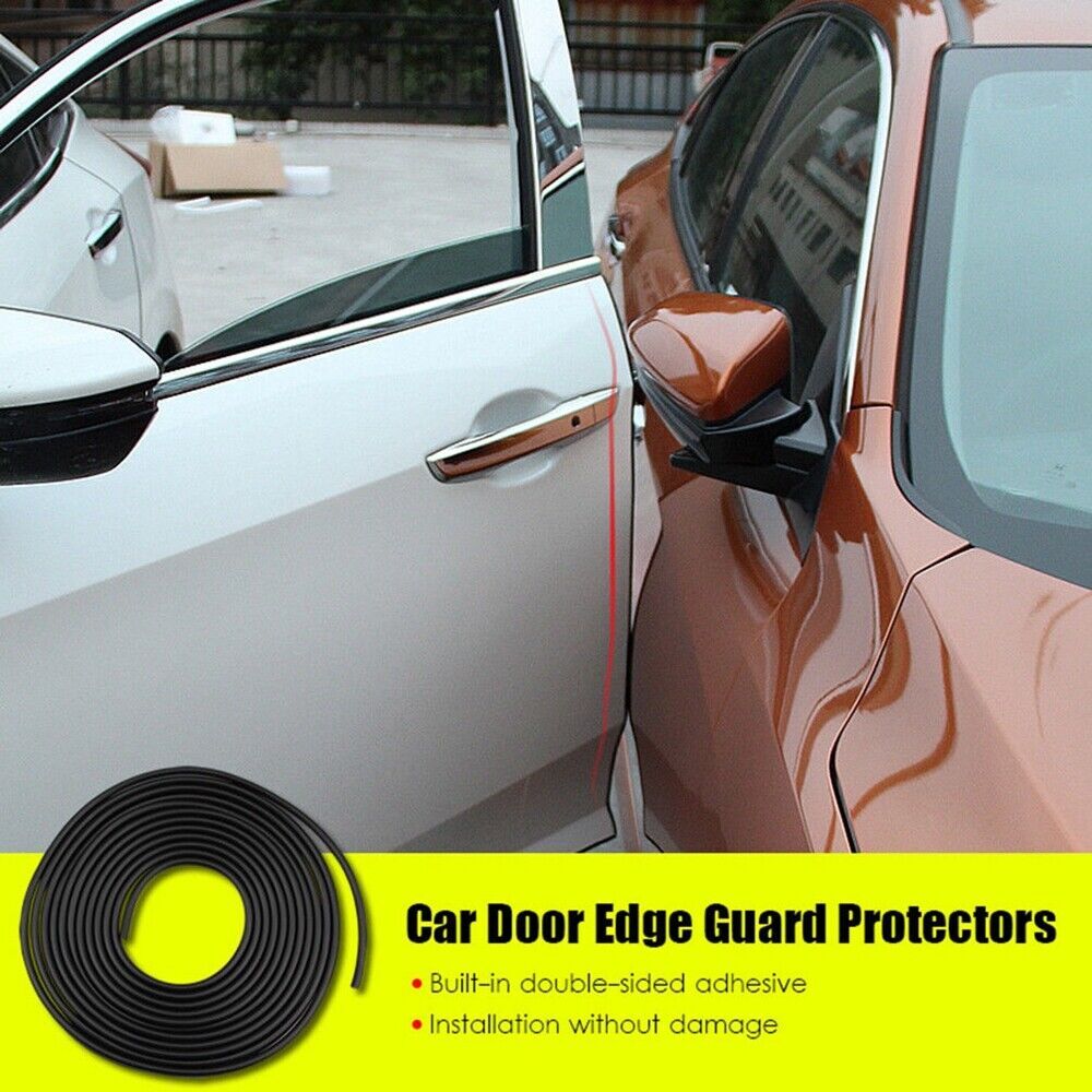 32.8FT Car Door Edge Trim Lock Guard Moulding Rubber Seal Strip Protector Strip