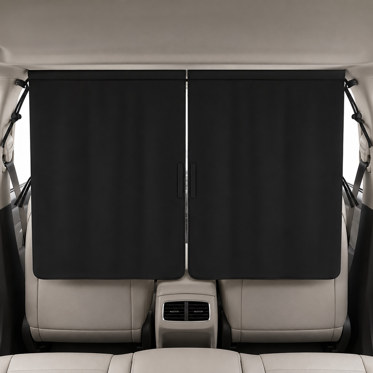 2x Car UV Protection Sun Shade Curtains Privacy Curtain Sunshade Car Accessories