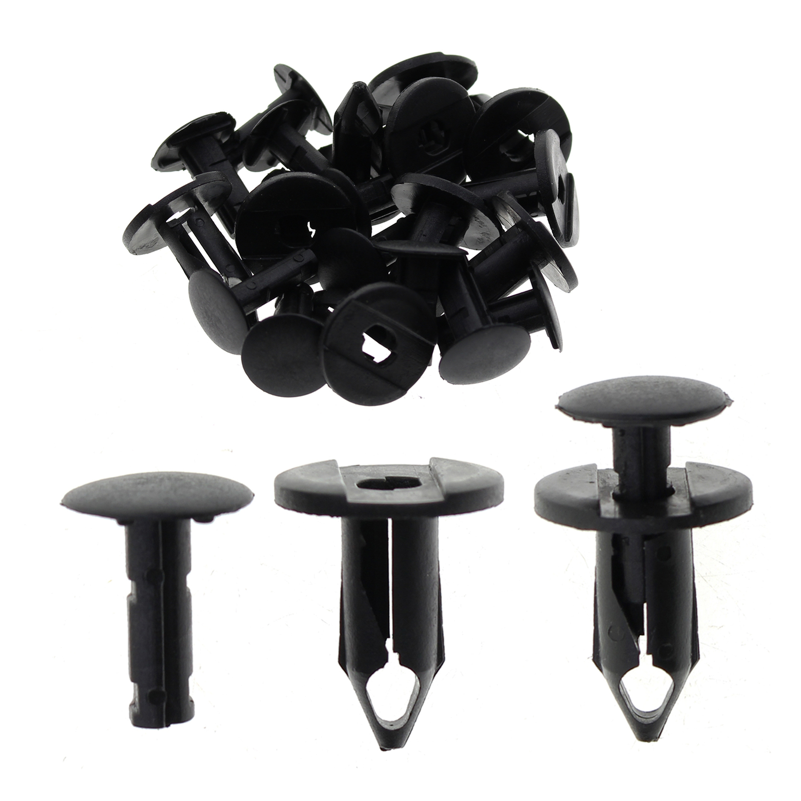 40 Car Plastic Rivets Fastener Clips Bumper Push Pin Rivet Retainer Accessories