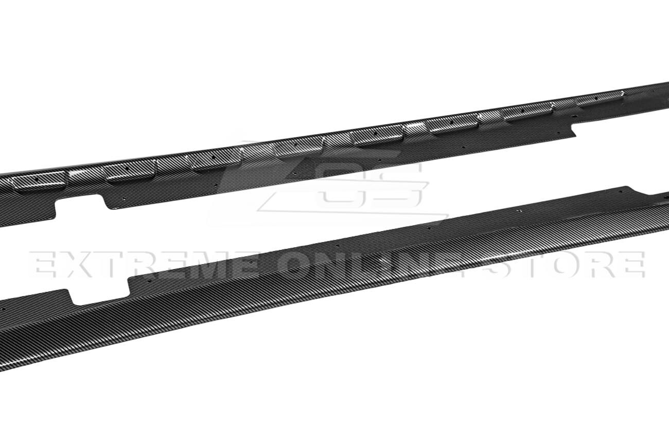 For 97-04 Corvette C5 | ZR1 Style Hydro-Dipped Carbon Fiber Side Skirts Panel