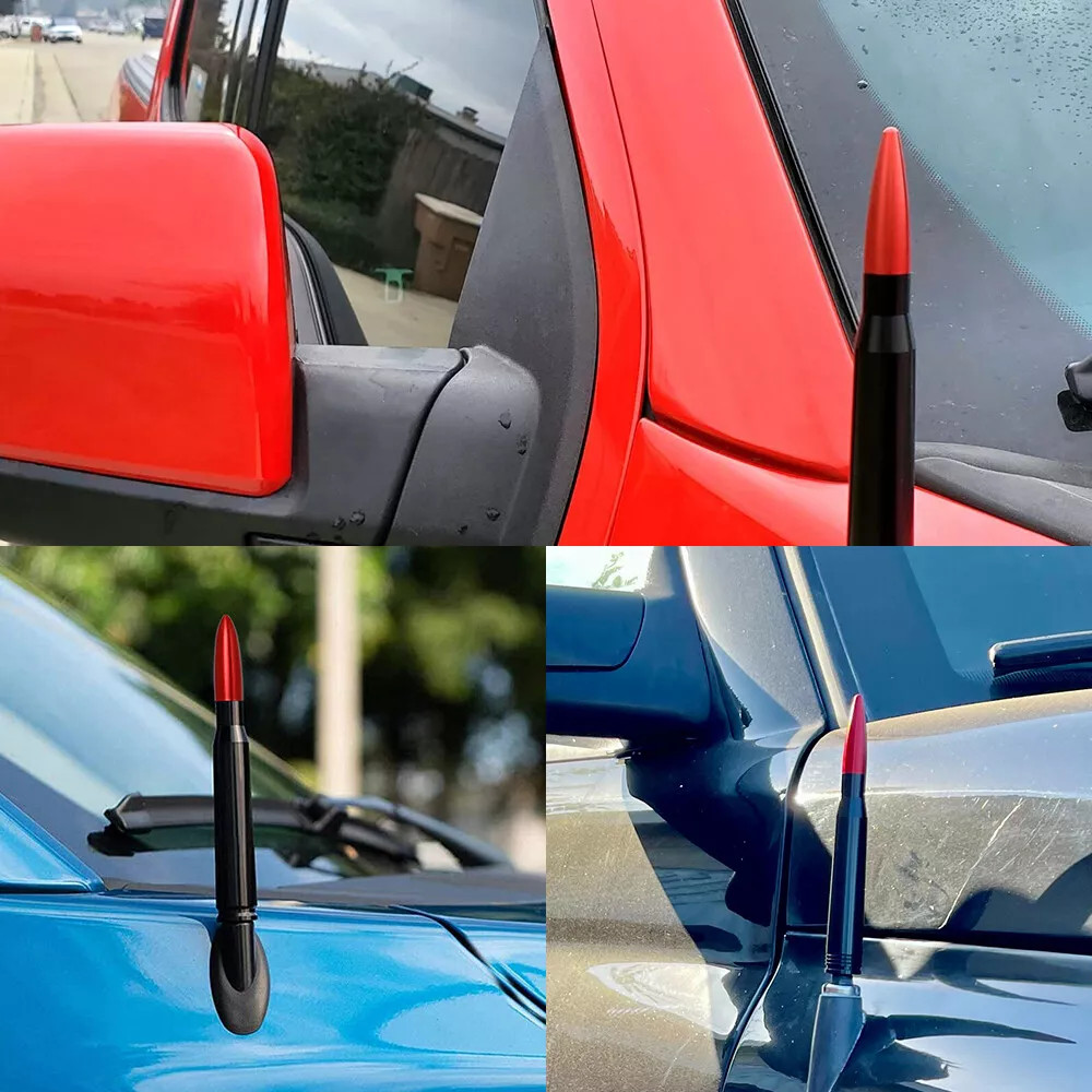 5.3 inch Car Bullet Antenna Mast AM/FM Radio For DODGE RAM 1500 / 2500 / 3500