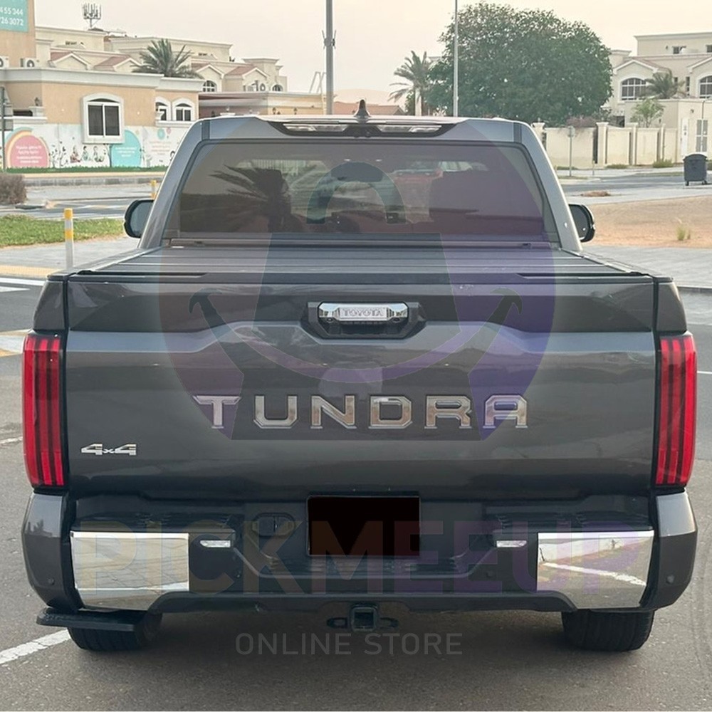 Gloss Chrome Rear Emblem Badges For 2022 2023 2024 2025 TUNDRA Tailgate Letters