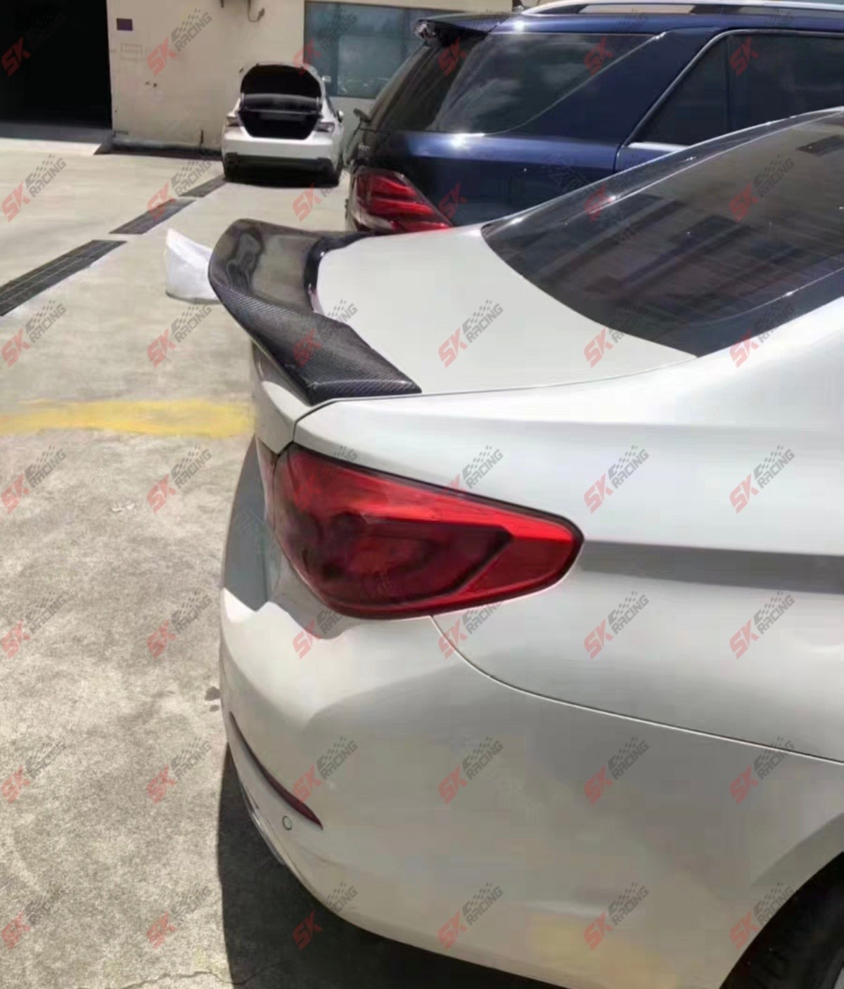 Fits For BMW 5 Series G30 M5 F90 18-23 Carbon Fiber/FRP Rear Trunk Spoiler Wing