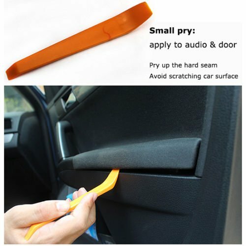 4pcs Door Panel Car Interior Trim Removal Tool Kit Plastic Clip Fastener Remover