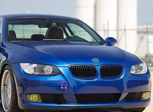 Blue Track Racing Style Aluminum Tow Hook Ring For BMW 1 3 5 6 X5 X6, MINI