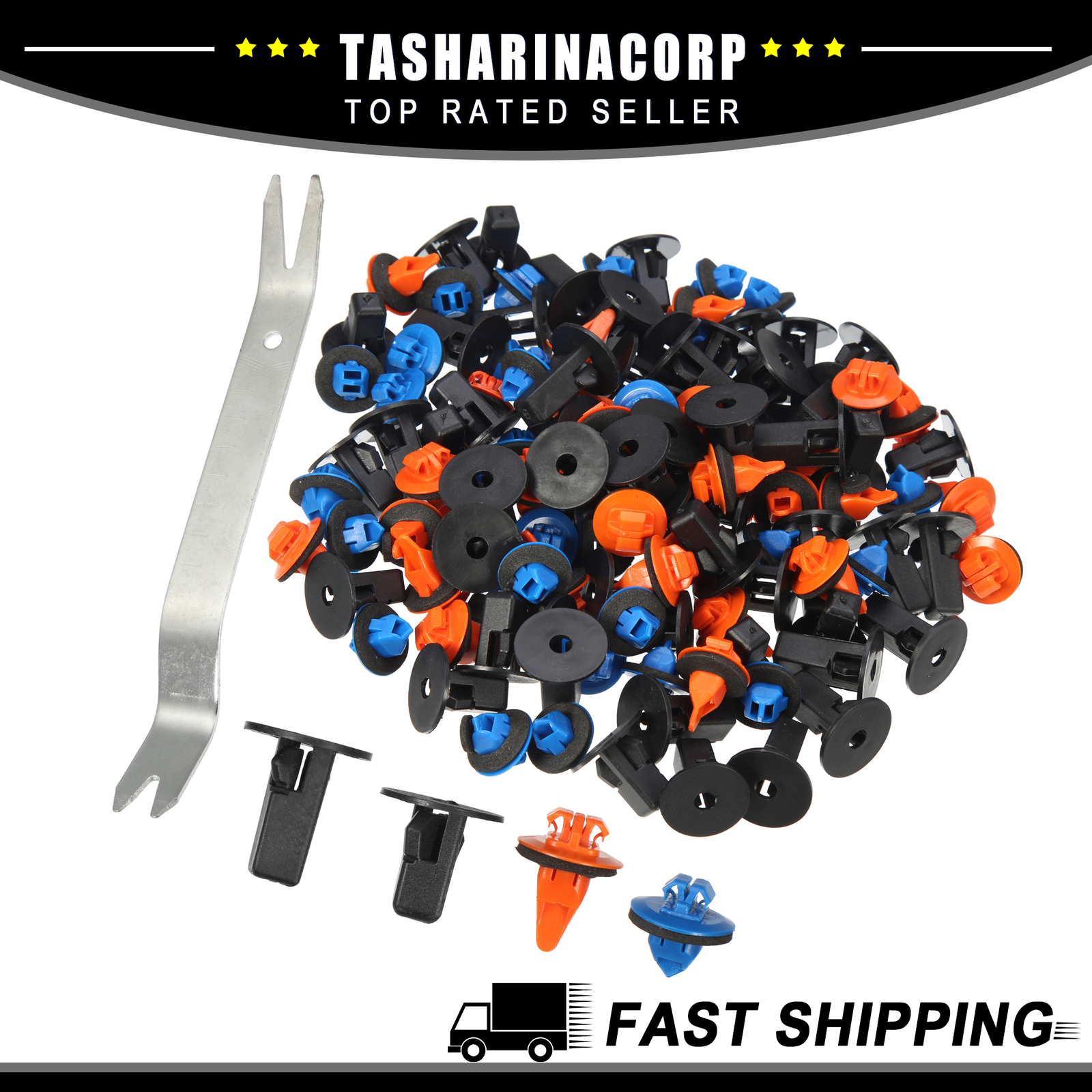 Piece of 120 Bumper Fender Door Panel Fender Flare Clips fit for Toyota 4Runner