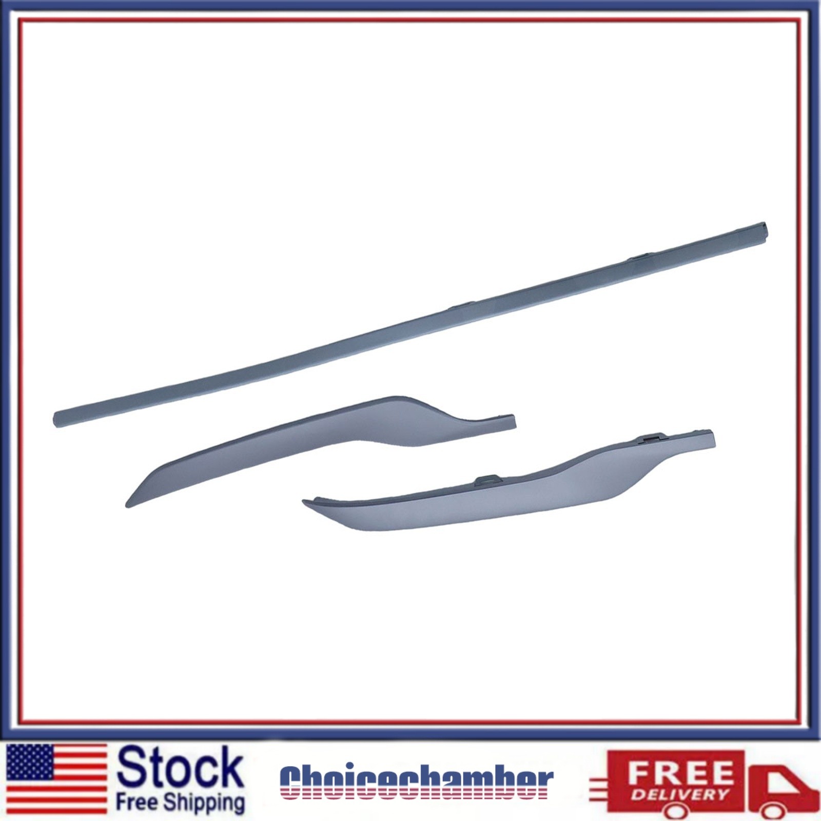 Fits 2020-2022 Honda CR-V CRV Rear Bumper Trim Molding Gray Left Right Middle