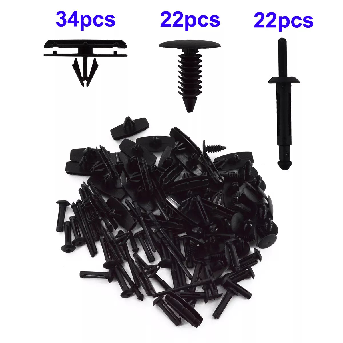 78X Full Fender Flare Hardware Clip Mounting Kit For 2007-18 Jeep Wrangler JK US