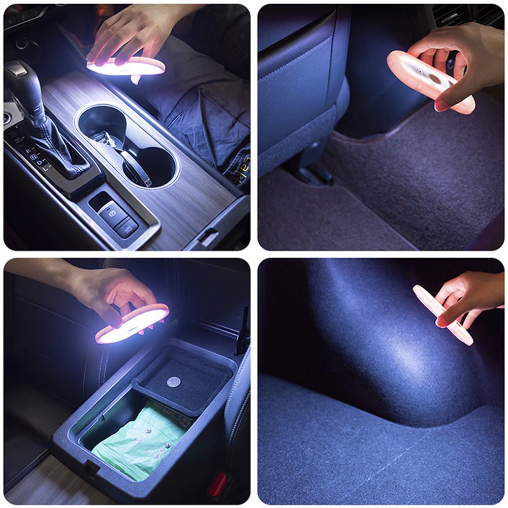 1Pc Multicolor Car Interior Accessories LED Atmosphere Ambient Light Magnetic