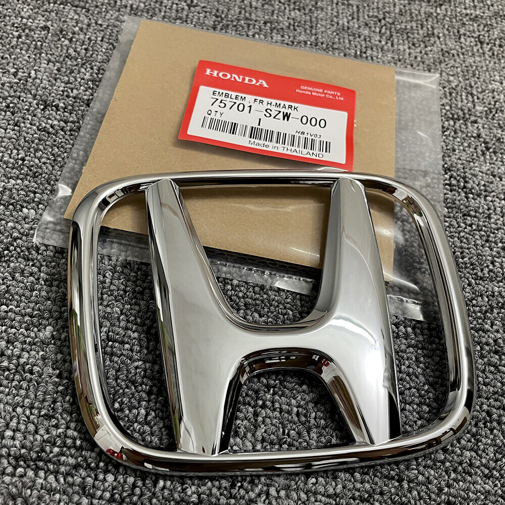 75700-SZW-000 Front Grill Emblem Badge Nameplate H Fits Honda Accord 2018-2022