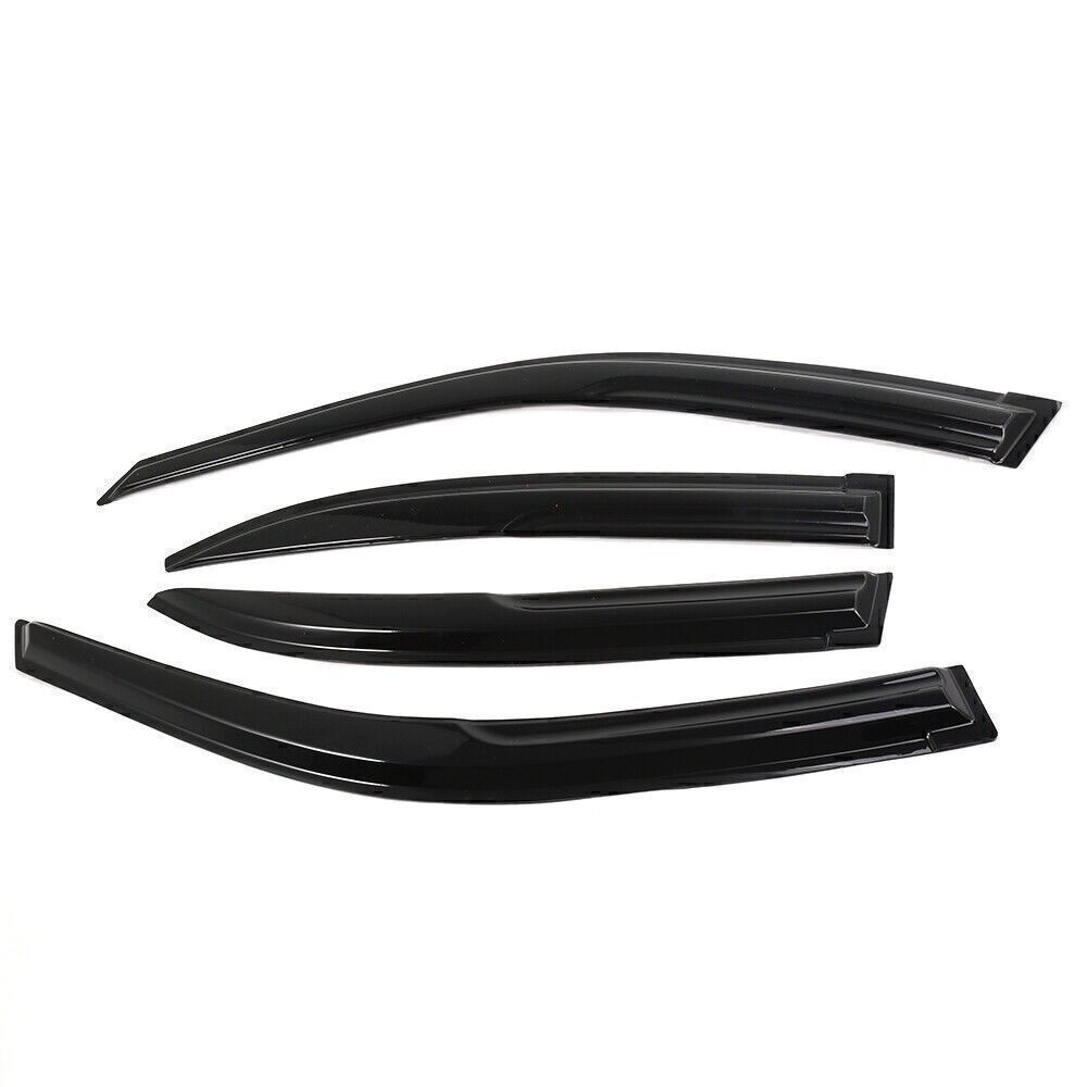 For 2001-2005 Honda Civic JDM Mugen Style Window Visor Sun Rain Guards Wnjxirmfx