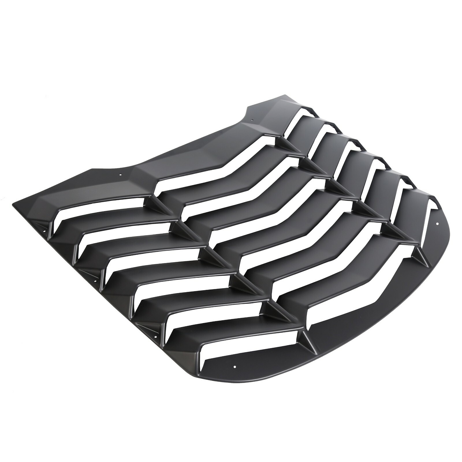 Matte Black ABS Rear Window Louver Cover Sun Shade for Ford Mustang 2015-23 2018