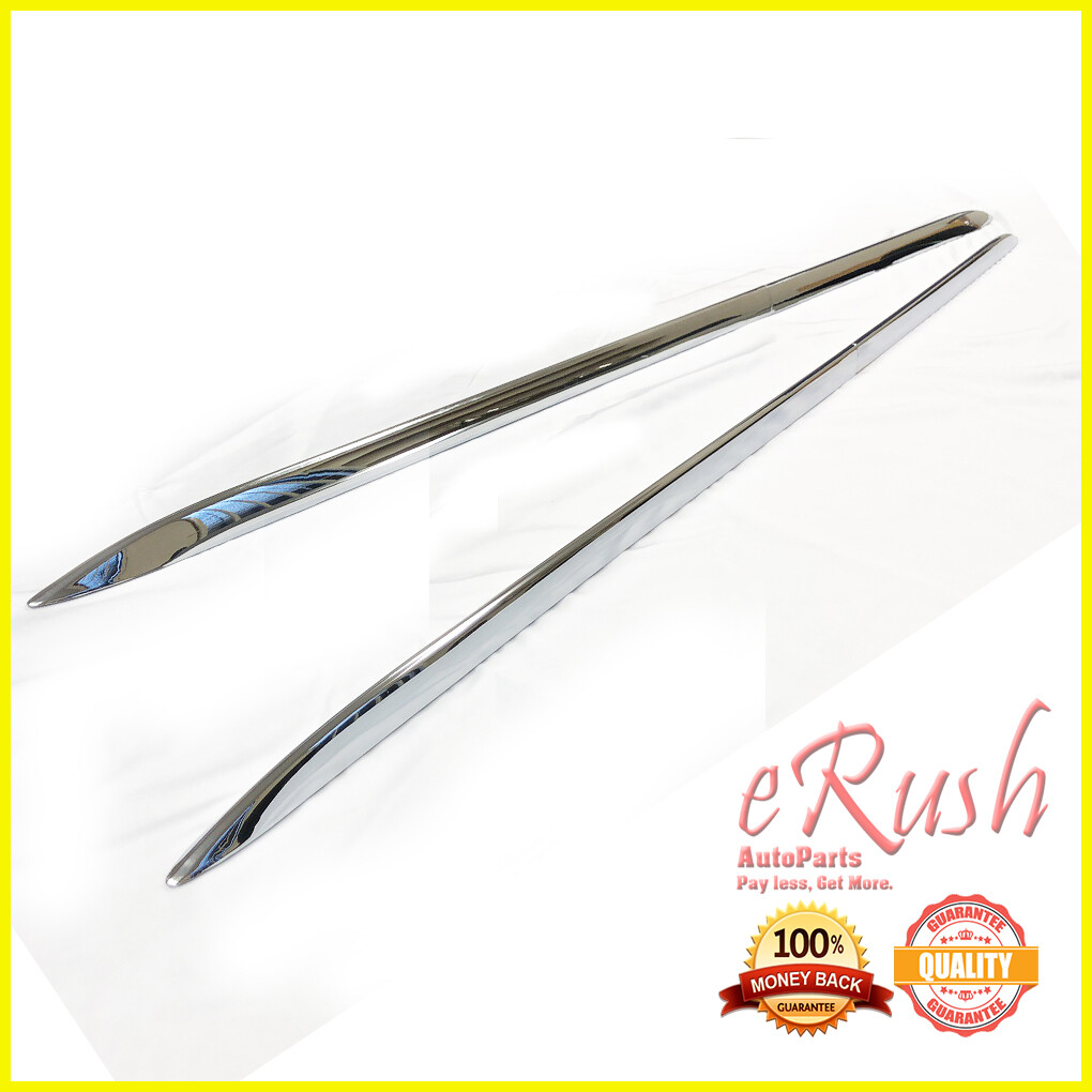 UNIVERSAL Chrome Lower Side Molding 3D Style 5.5 ft For Trucks Suvs Sedans