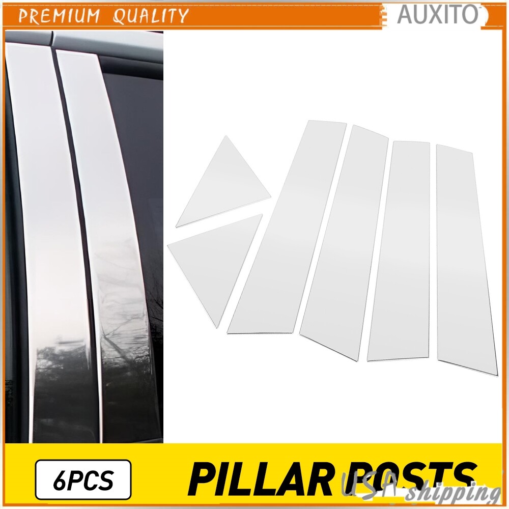 For 2005-2010 Chrysler 300 300C/ Magnum Door Pillar Post Trims Chrome