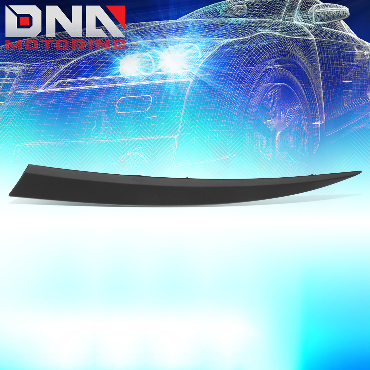 For 2021-2025 Dodge Durango Driver Left Side Headlight Trim Molding Primed Black