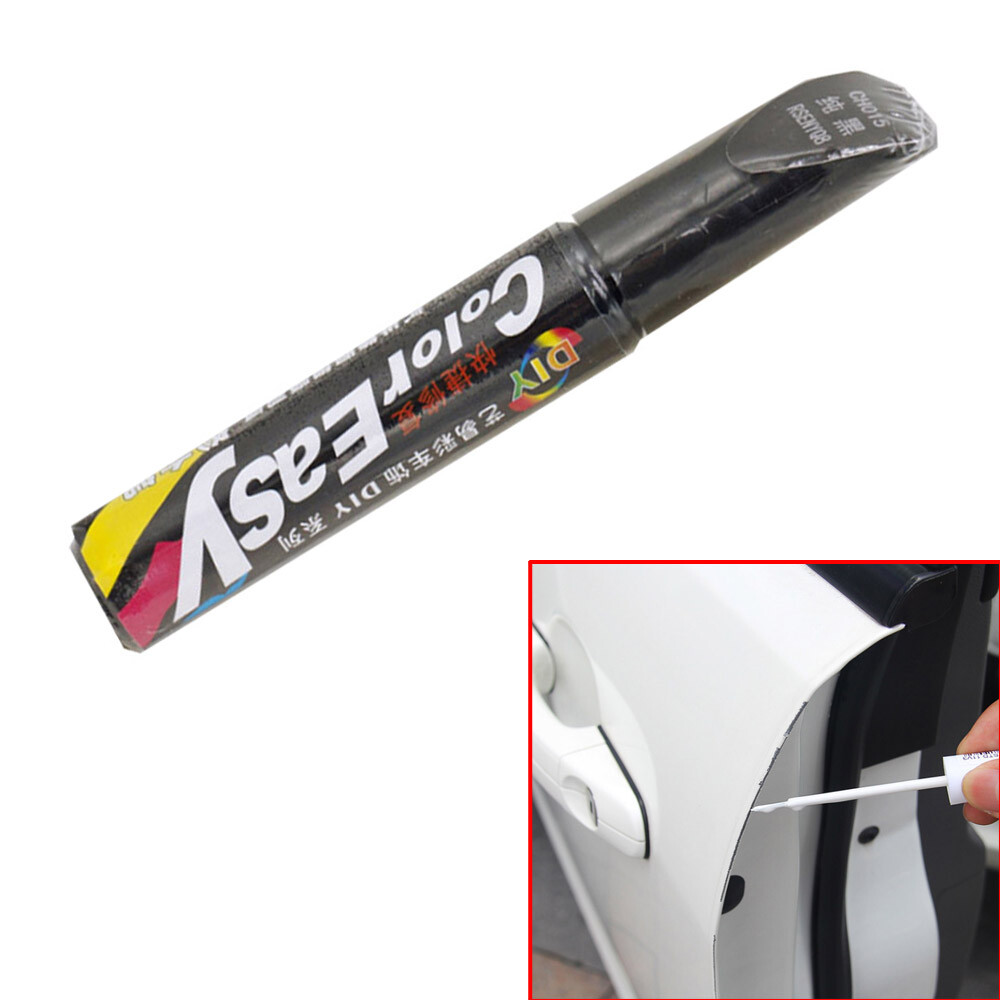 Car Paint Repair Pen Scratch Remover Touch Up Applicator Coat Fix Tool Black