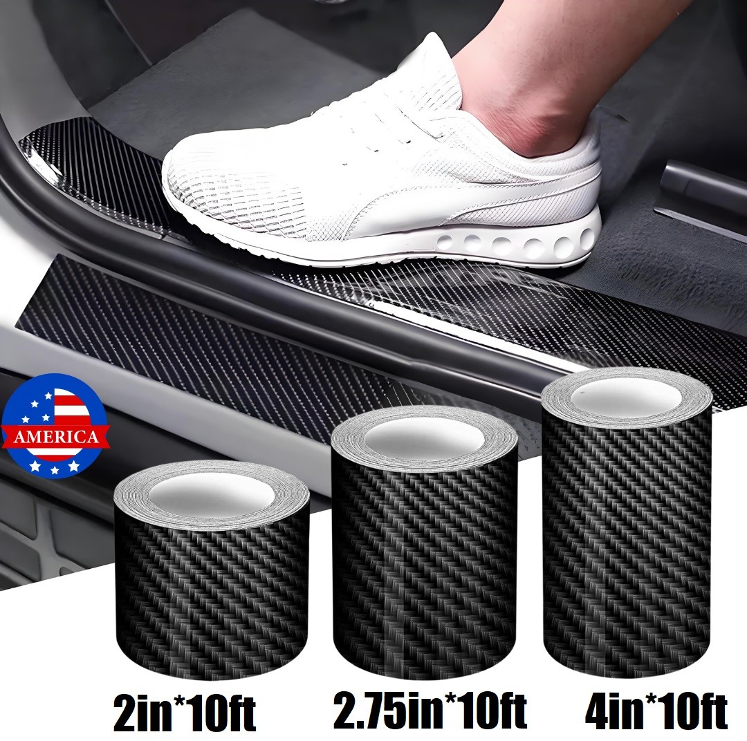 Waterproof Carbon Fiber Vinyl Car Wrap Sheet Roll Film Sticker Decal Paper USA