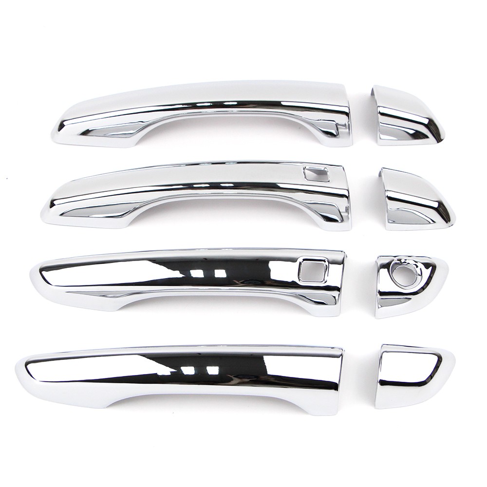Door Handle Cover For Hyundai Elantra AD 2017 2018 Chrome Trim W/ Smart Key Hole