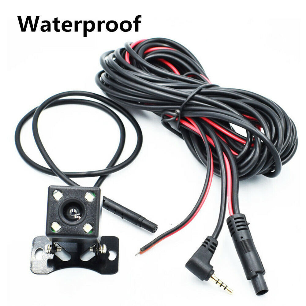 NEW 2.5mm Jack Port 5 Pin 4LED Car Rear View Parking Camera For Driving Recorder