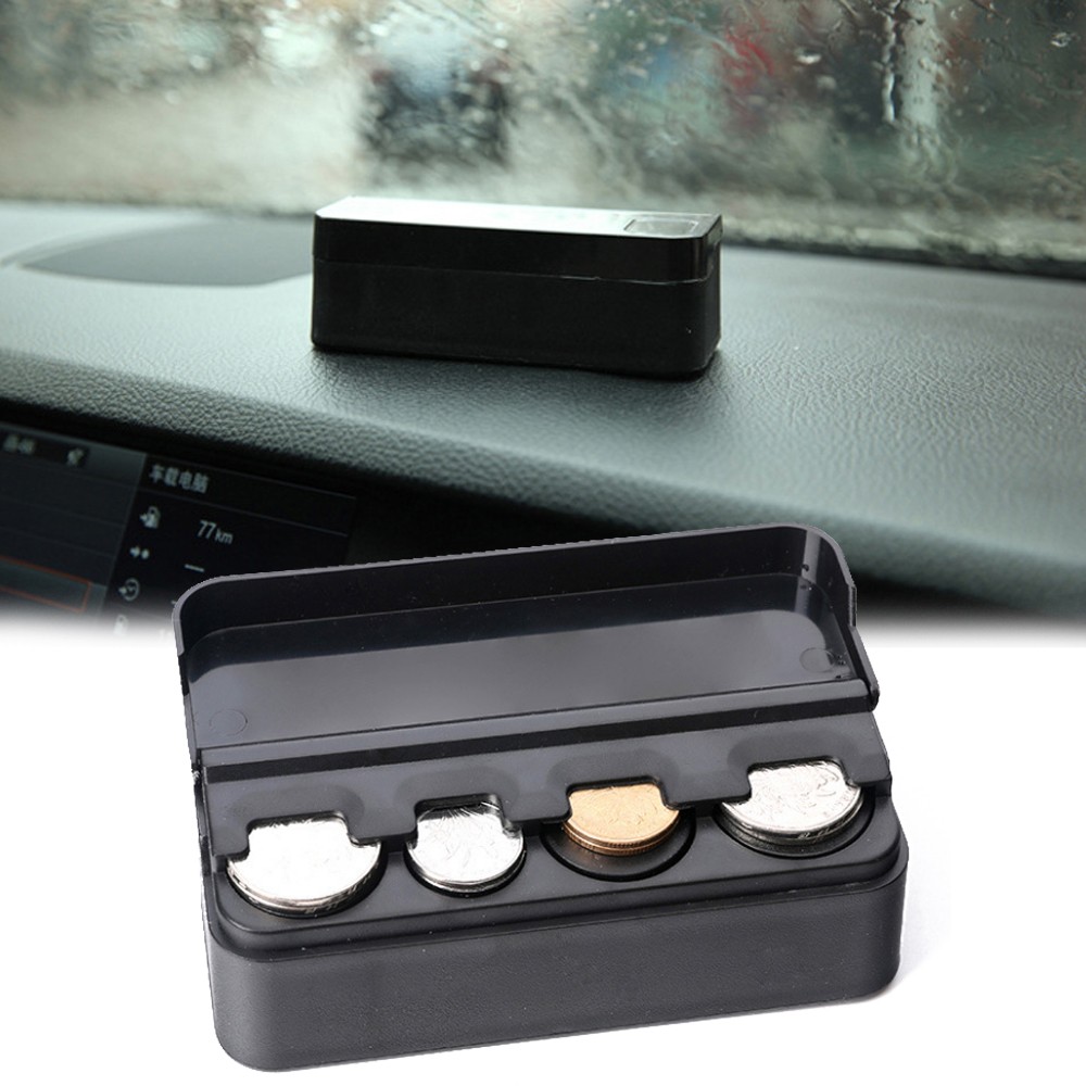 1x Car Accessories Coin-specific Case Loose Change Storage Box Holder Universal