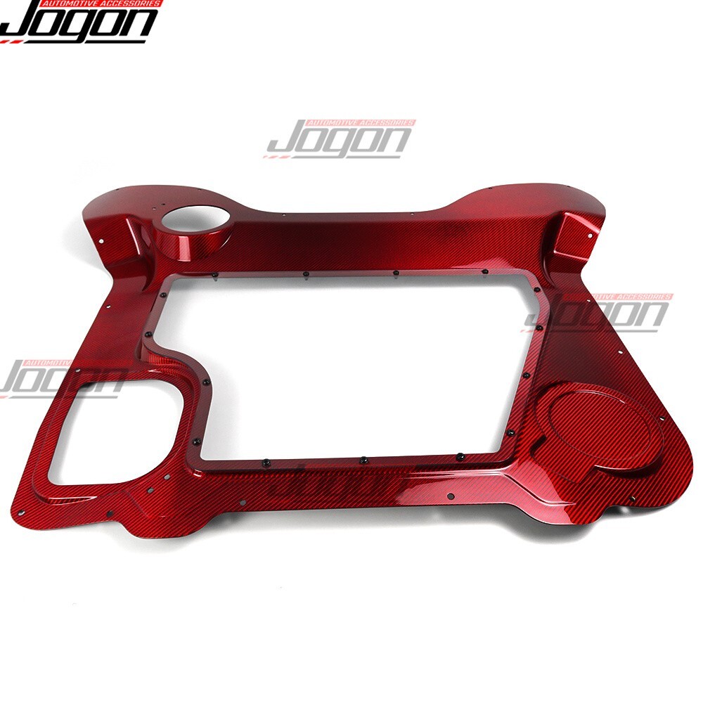 Z06 HTC Red Carbon Engine Bay Decor For Corvette C8 Convertible Z51 Z06 2020-25