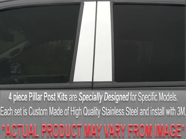 PILLAR POST TRIM 4 Piece Stainless Steel Chrome for Infiniti Q45 2002-06 PP22040