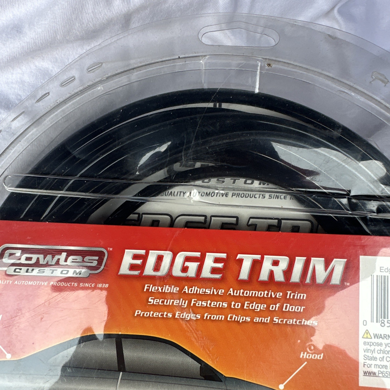 Cowles T5602 Black U Channel Edge Trim 18′ for Cars, Trucks, Boats, RVs and SUVs