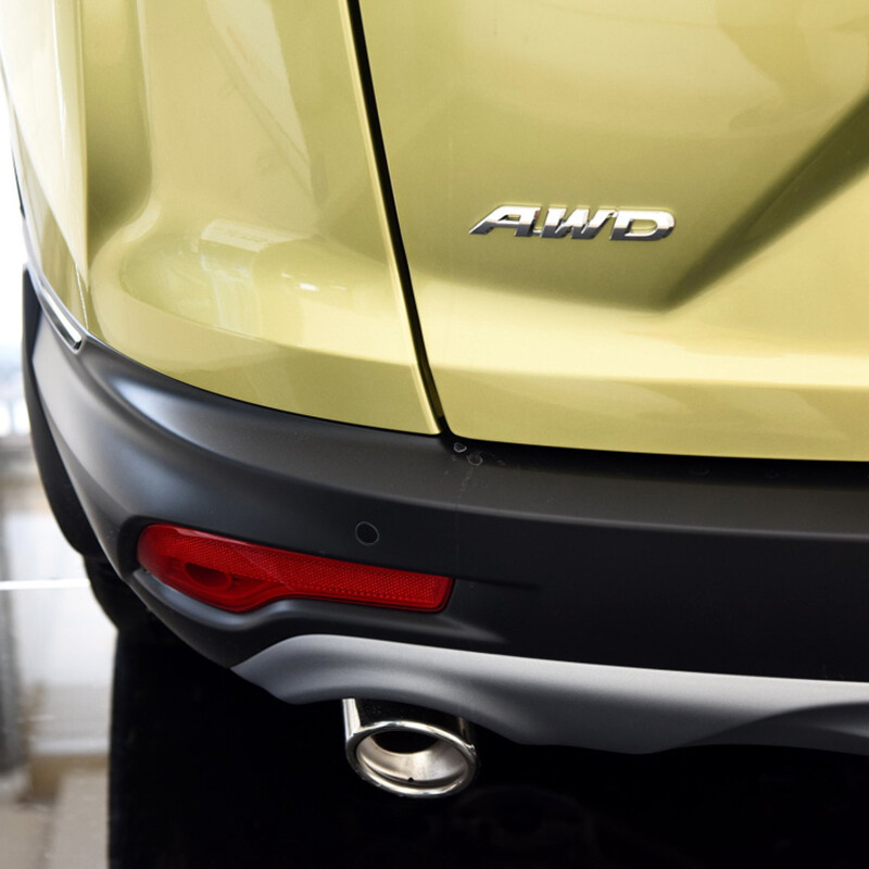 GENUINE Silver AWD Badge Rear Trunk Emblem