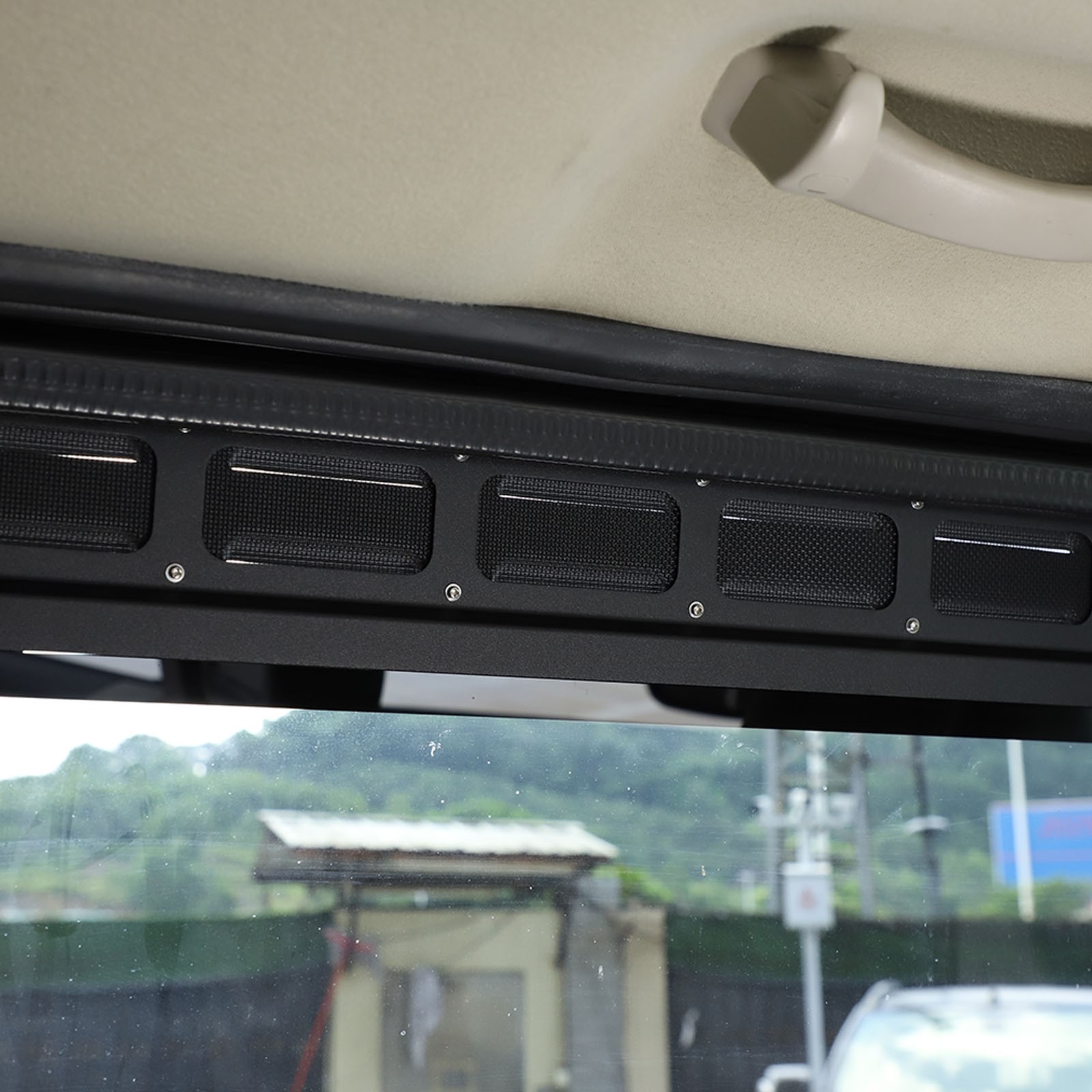 Rear Door Window Louver Air Vent Panel Trim For Hummer H2 2003-2009 Accessories