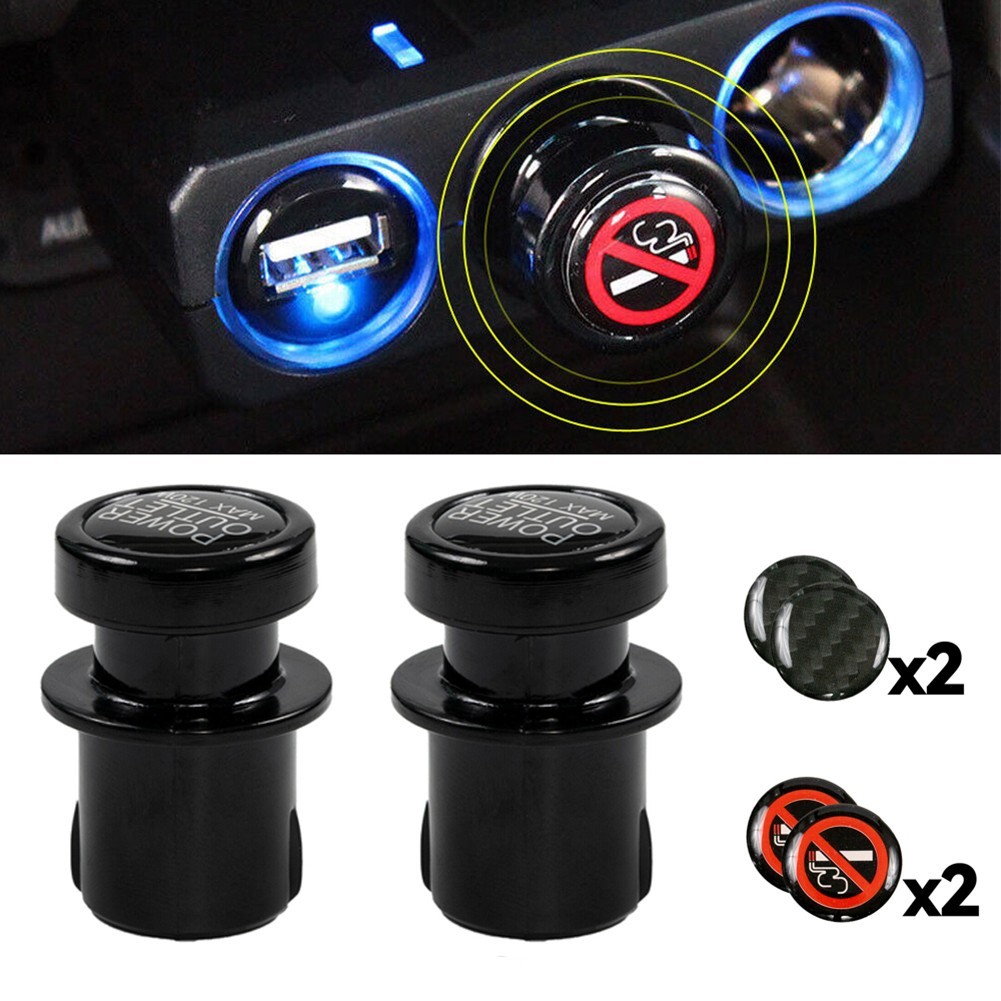 High Quality Outlet Cover Black Plastic Useful 21MM 2pcs Accessories Cap Socket