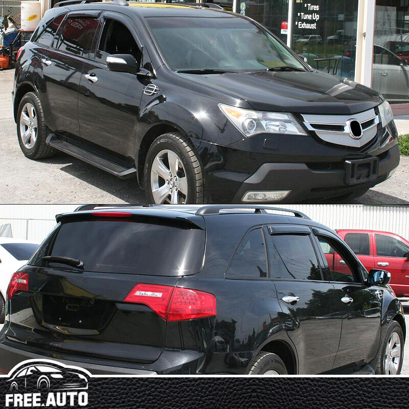 Fits 07-13 Acura MDX YD2 Acrylic Slim Style Window Visors Rain Sun Guard 4PCS