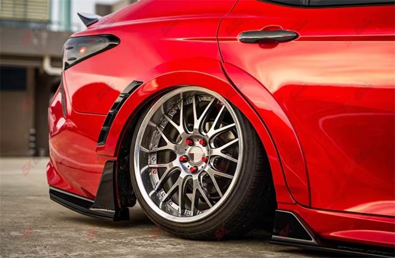 Unpainted ABS Fender Flares Wide Body Exterior For 2018-24 Toyota Camry SE XSE