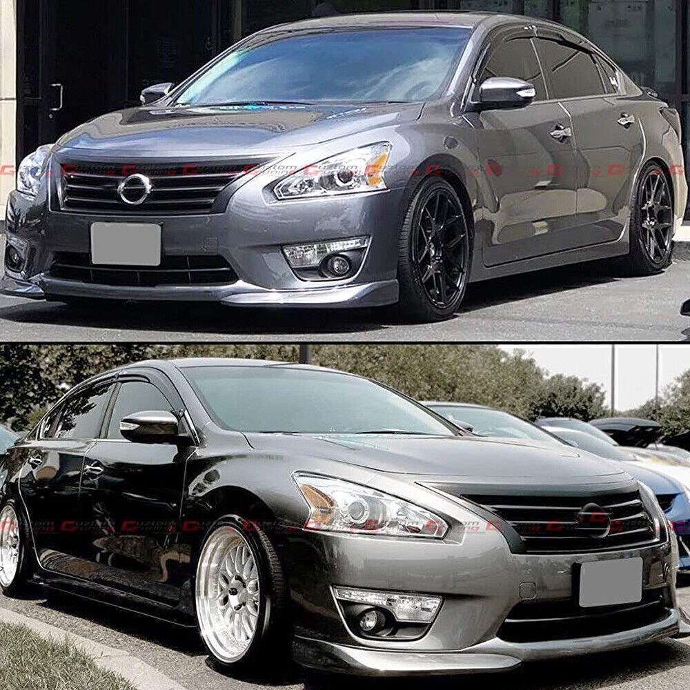 Window Visor For 2007-2012 Nissan Altima 3D Wavy JDM Mugen Style Vent Rain Guard