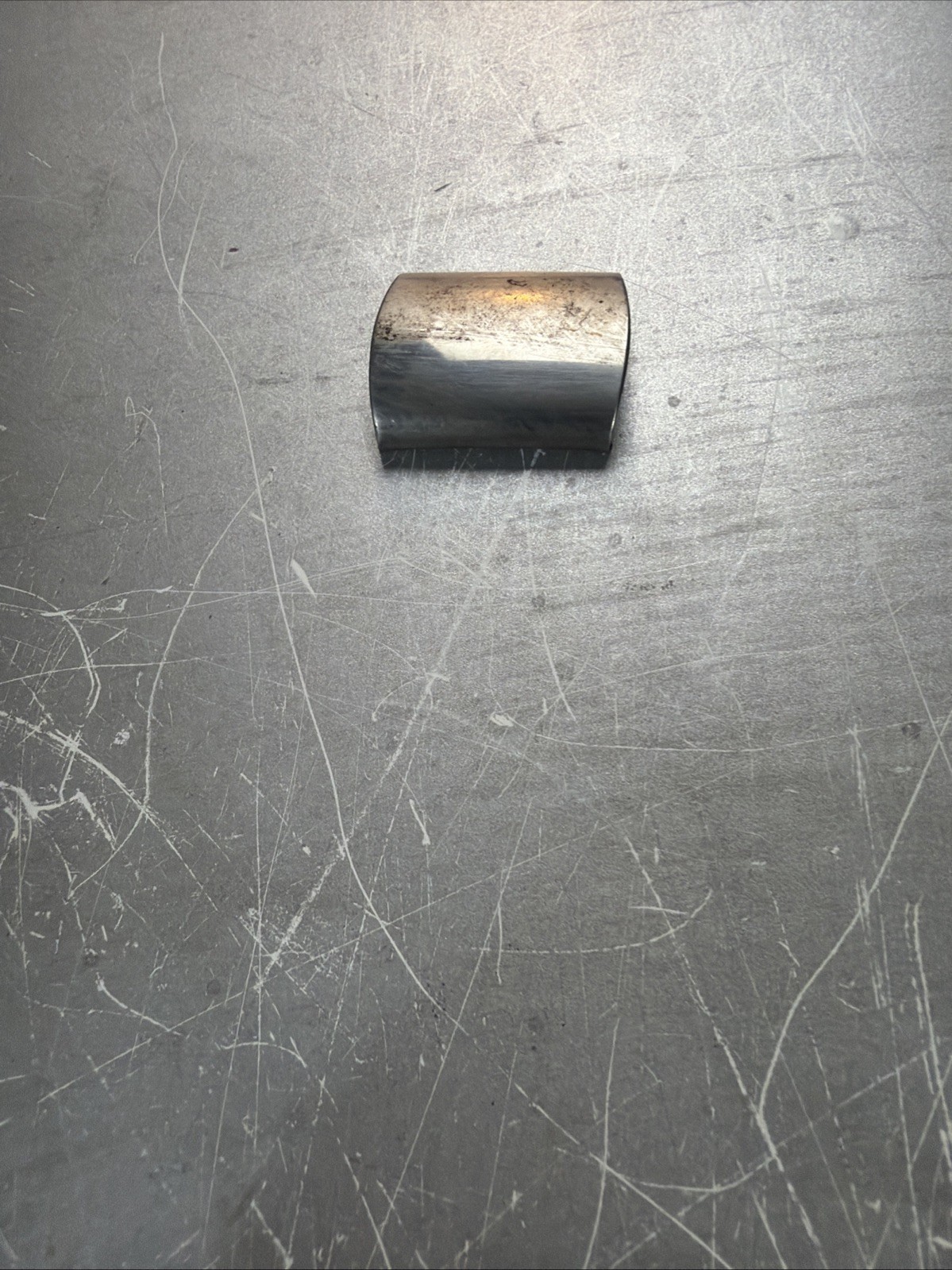 mercury custom chrome trim connector bottom windshield 1955