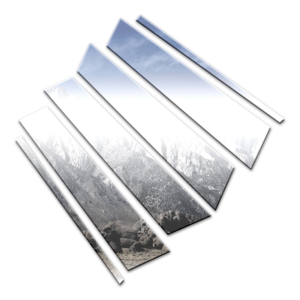 6p Stainless Steel Pillar Post Trim fits 2015-2020 Chevy Tahoe by Luxury FX