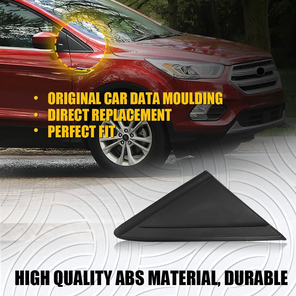 Front Right Mirror Corner Triangle Fender Cover for Ford Escape 2013-2019