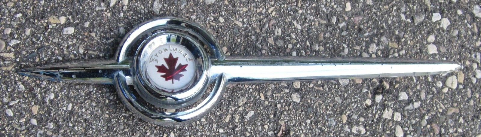 1960 Frontenac Front Fender Emblem Trim Used Orig Canada Falcon Ranchero 60