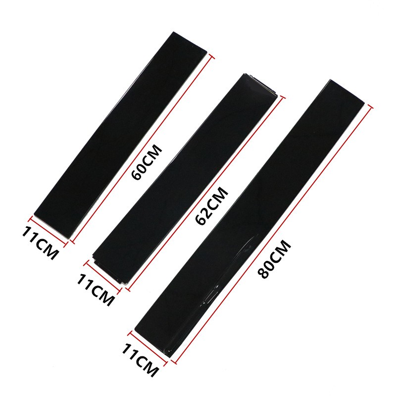 For Acura TL 2000-2014 78.7″ Glossy Black Side Skirt Extension Rocker Panel Lip