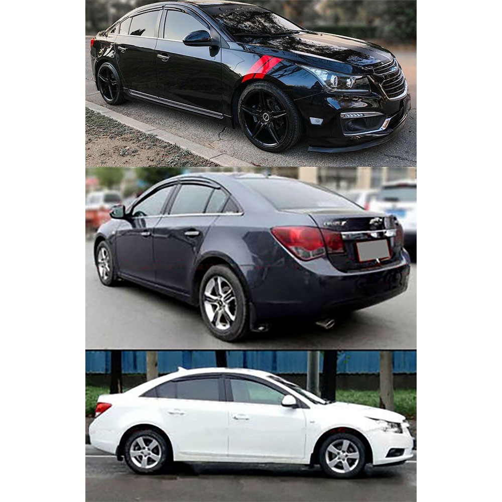 Window Visors Rain Guards Side Window Deflectors For Chevy Cruze 2011-2014 2015