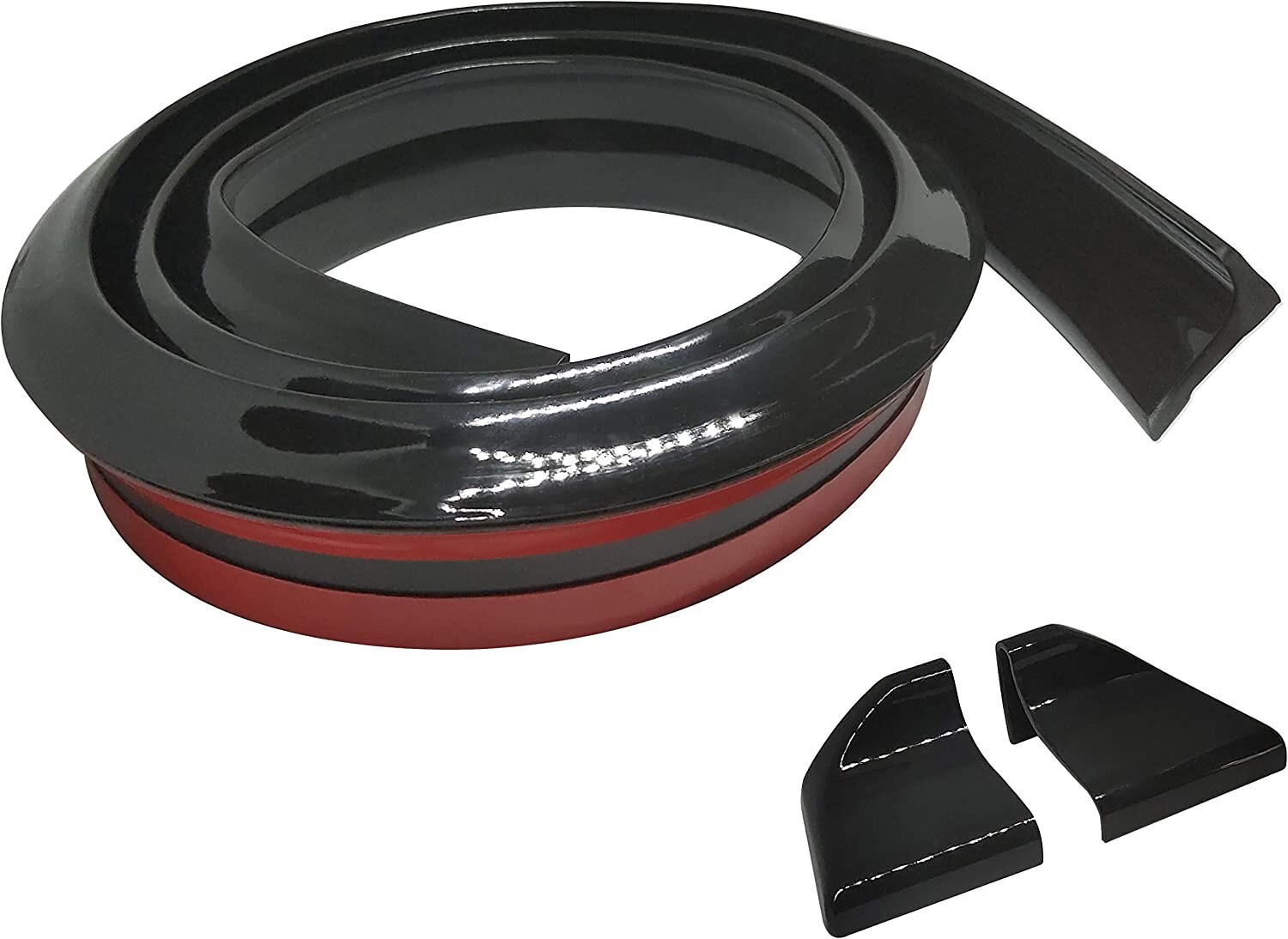 1.3″ Wide Painted Gloss Black Roof Trunk Lip Boot Spoiler Wing 4.9ft 1.5m TLS J