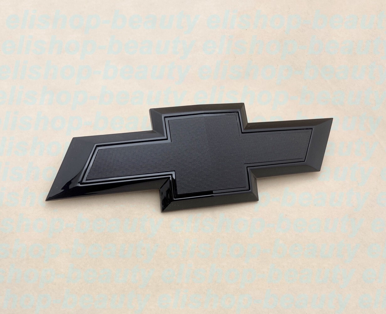 2021 – 2025 Suburban Tahoe Rear Custom Gloss Black Bowtie Emblem PT 0781590 OEM
