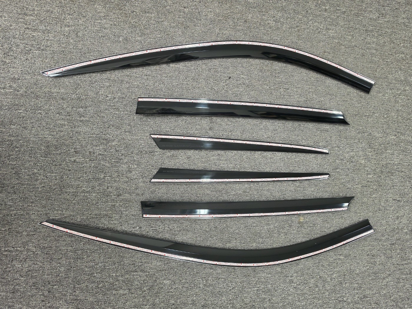Premium Door Visor Rain Vent Guard Window 4P E456 Ups for Genesis GV80 2021~2023