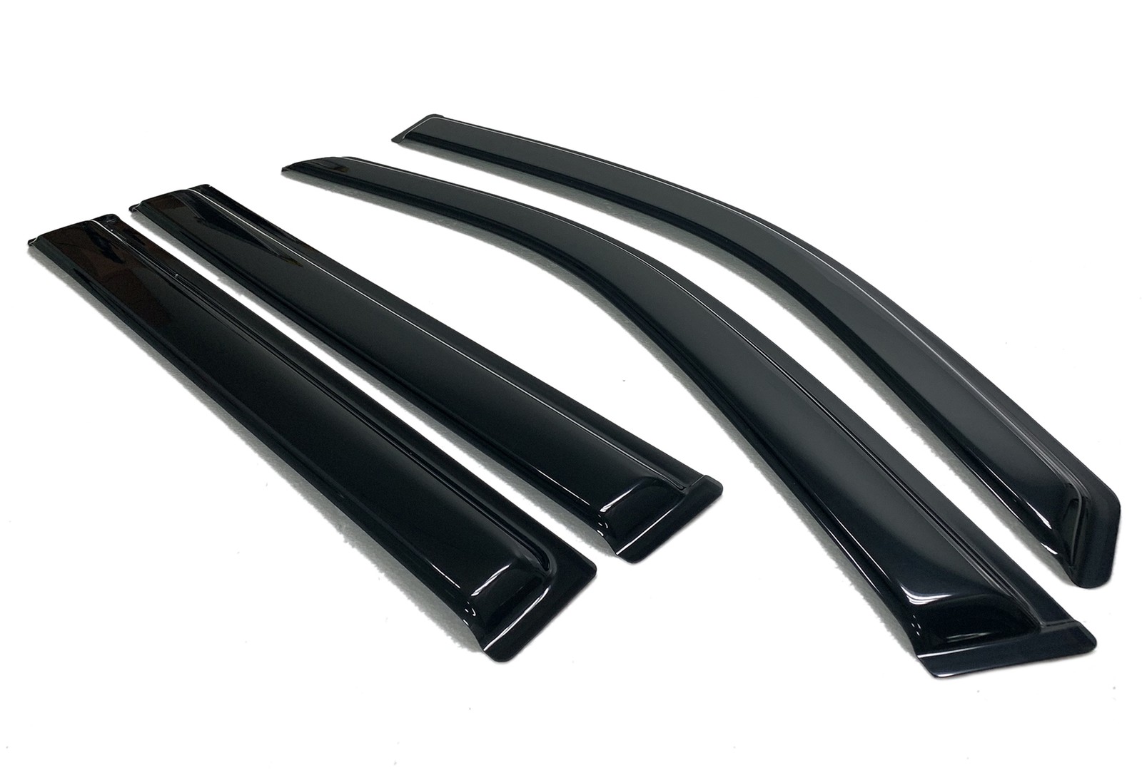 Fit for 2003-2008 Honda Pilot Window Visors Sun Vent Rain Guard Shade Smoked
