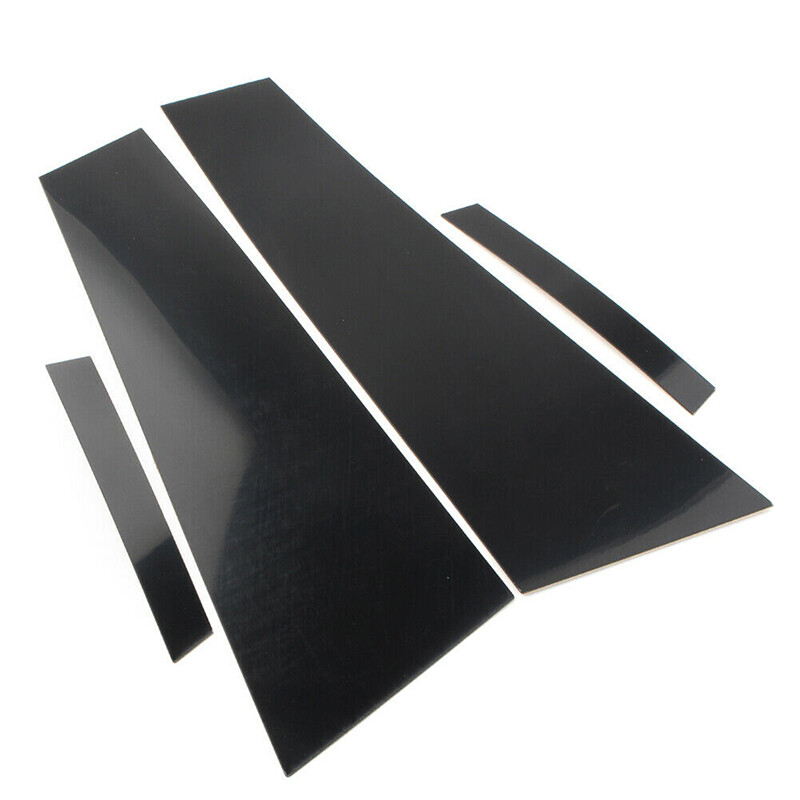 Gloss Black Pillar Posts Door Trim For MERCEDES CLS CLS500 CLS350 2006-2011
