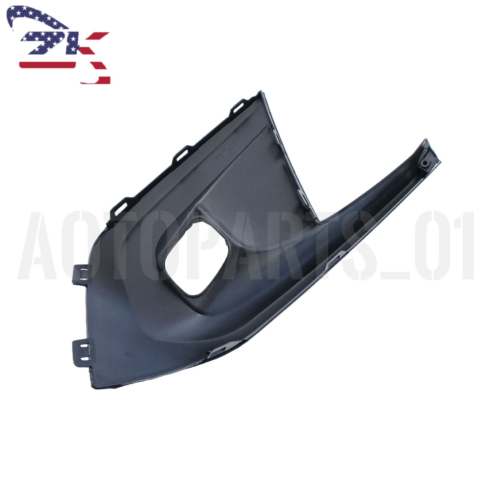 For 2022-2024 Honda Civic JDM Gloss Black Fog Light Lamp Bezel Cover LH RH