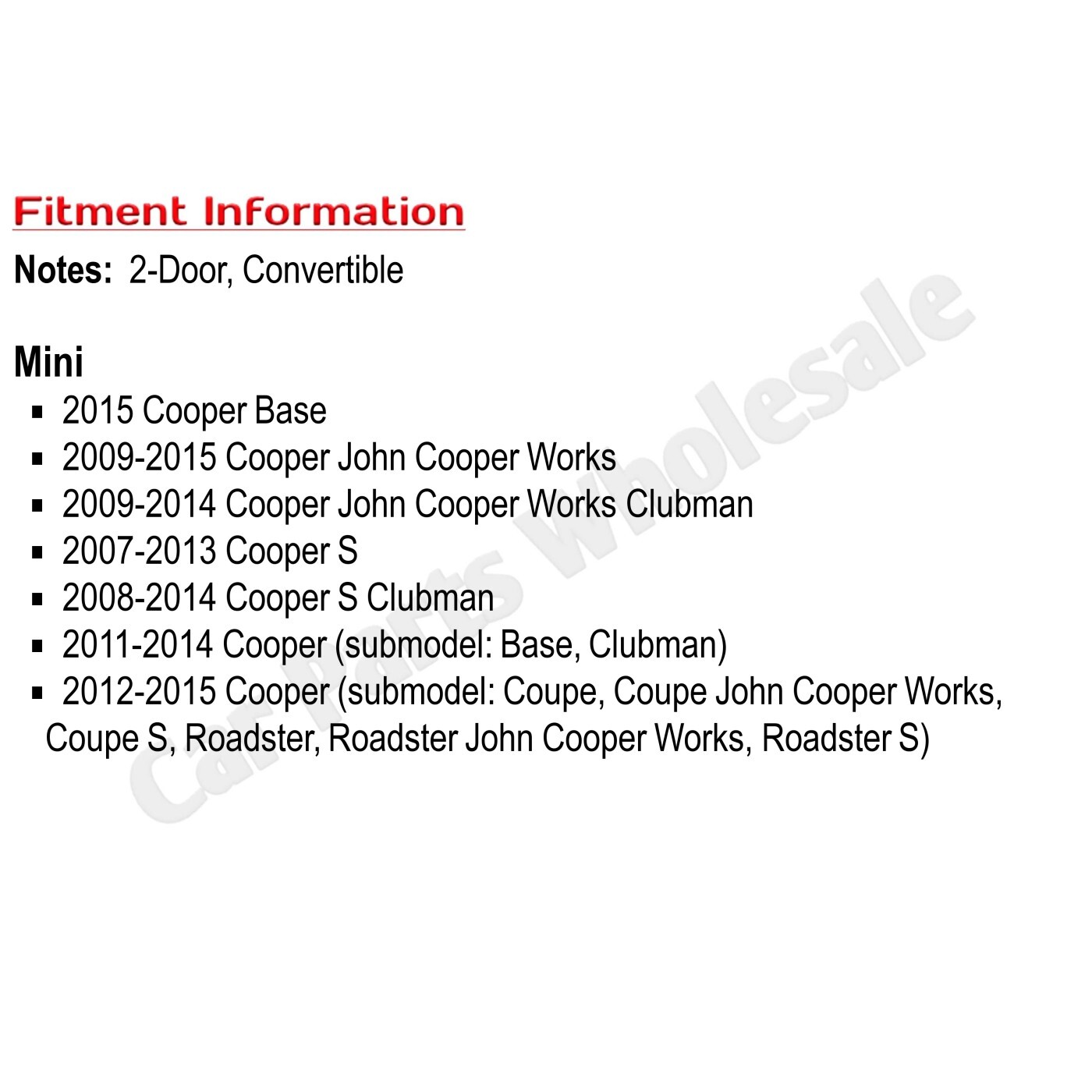 Hood Molding Trim Moulding for Mini Cooper 2007-2015
