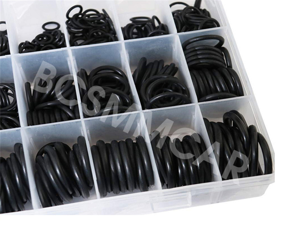 O-Ring Washer Assortment Kit Automotive O Ring Nitrile Silicone Rubber Set 800PC