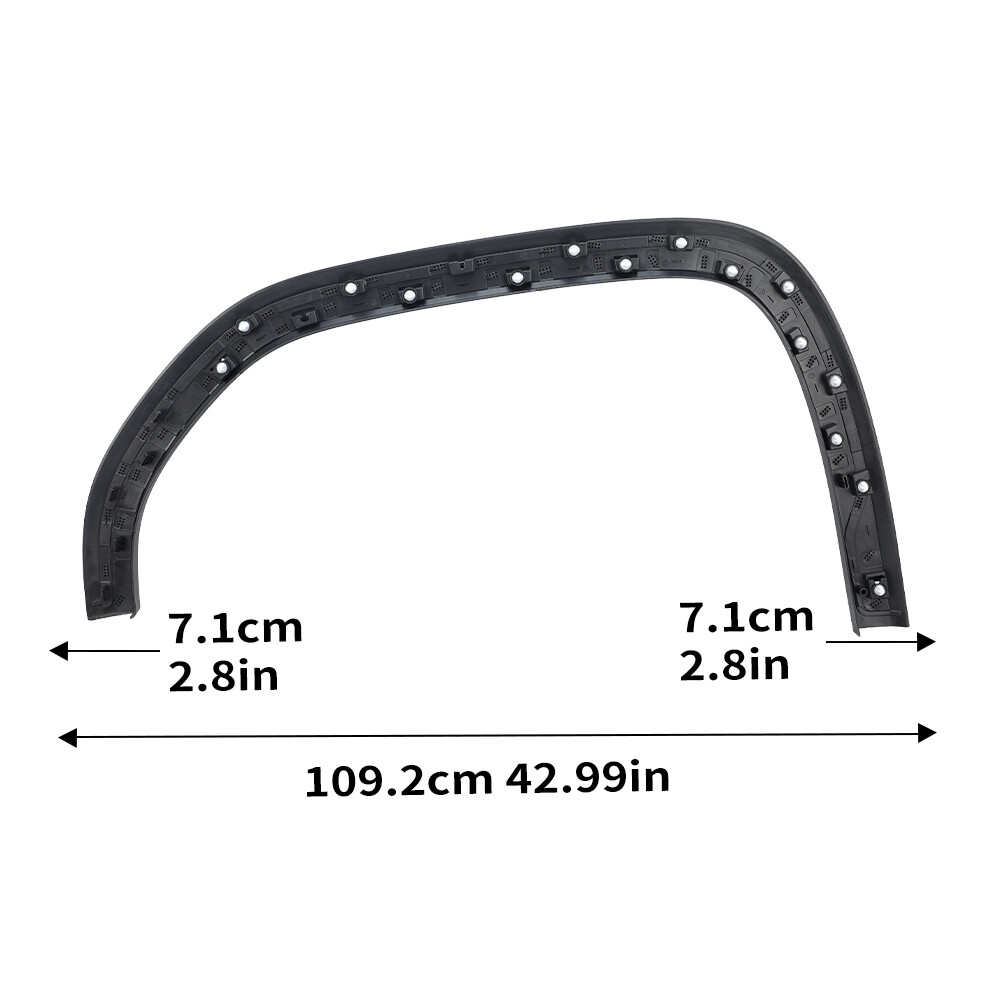 For GMC Sierra 1500 2019 2020 2021 2022 23 Right Side Front Fender Flare Molding