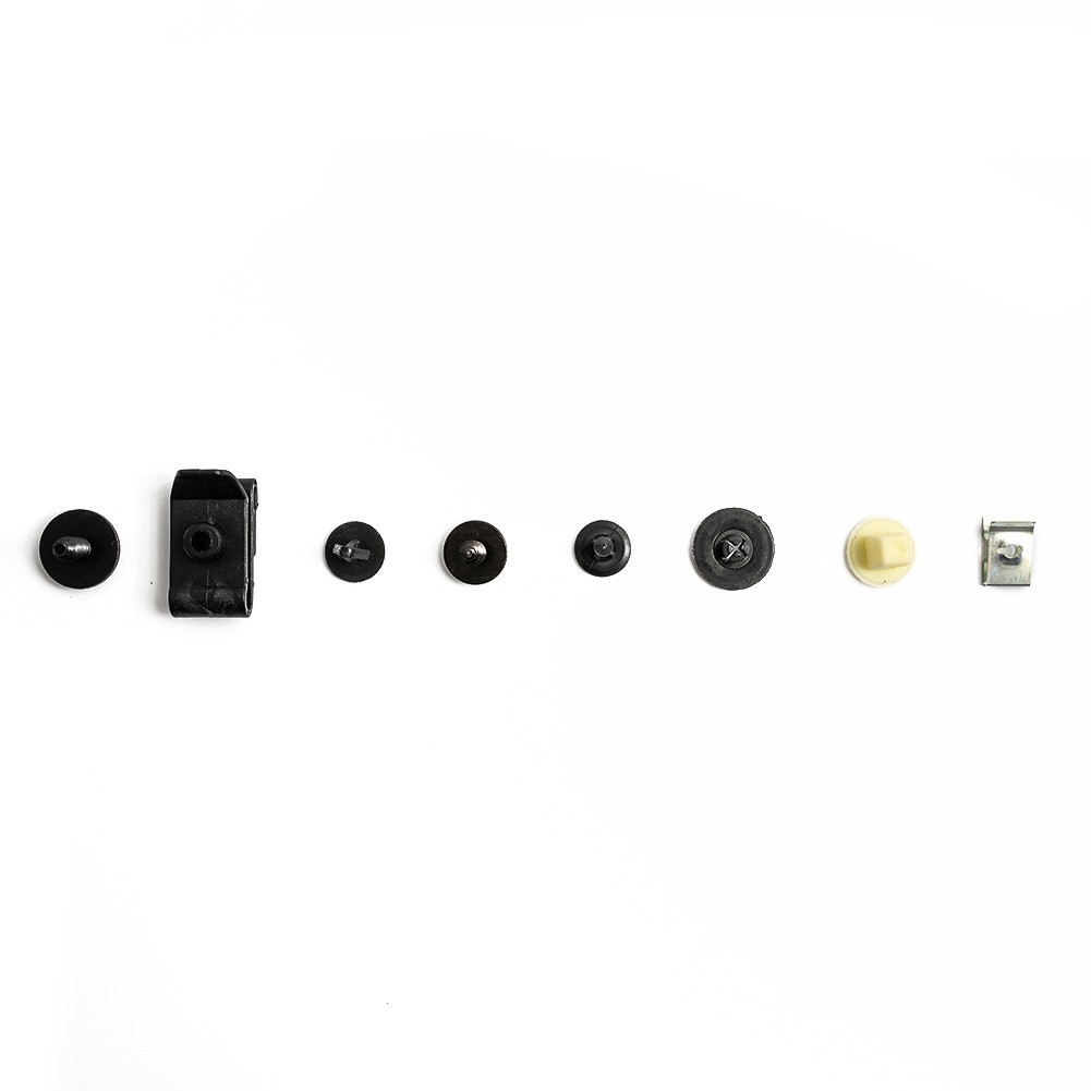 Parts Fasteners Plastic And Metal 50 Pcs Under Engine Cover Clips Underbody New