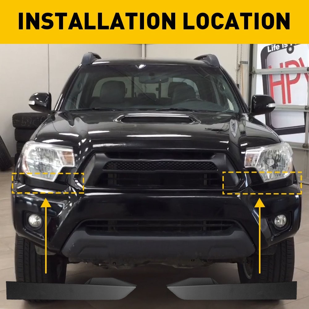 FOR 2012 2013 2014 TOYOTA TACOMA HEADLIGHT FILLER TRIM RIGHT & LEFT PAIR 2PCS